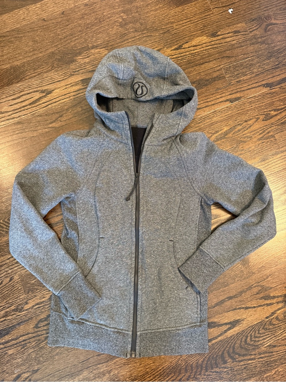 lululemon athletica Gray Scuba Hoodie Full-Zip Jacket